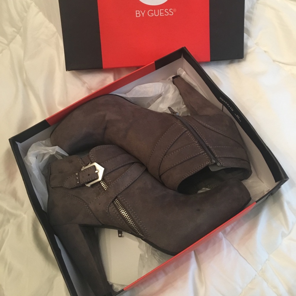 Guess gray booties